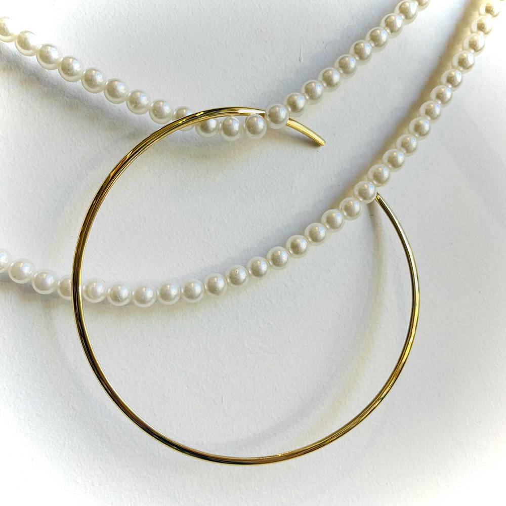 necklace-steel κολιε